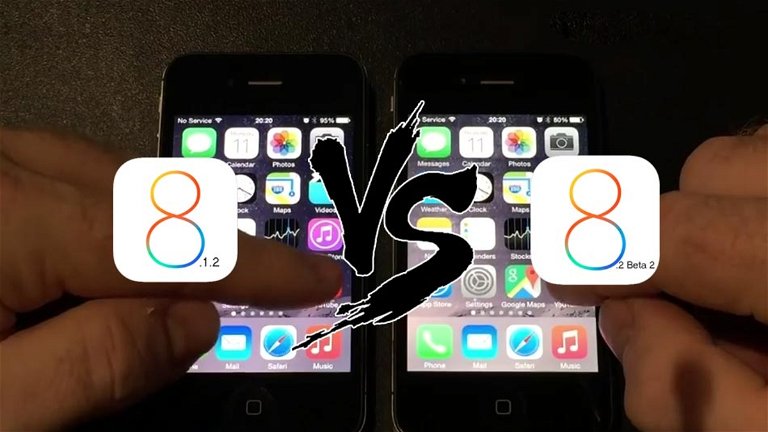 Test de Velocidad iOS 8.2 Beta 2 vs. iOS 8.1.2 - Comparativa en Vídeo con un iPhone 4S