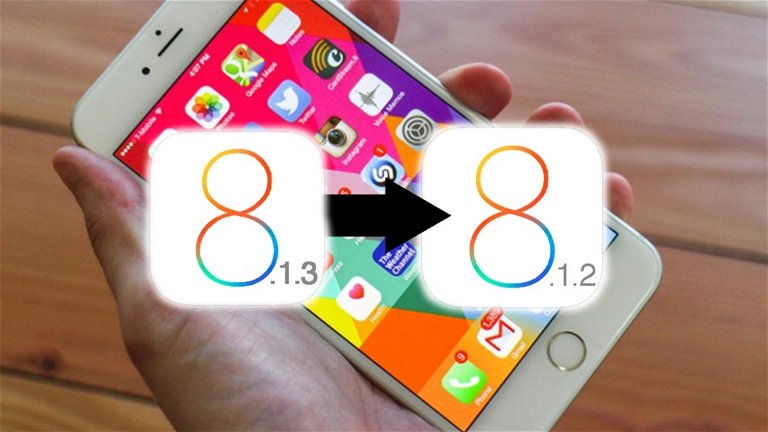 Cómo Hacer Downgrade de iOS 8.1.3 a 8.1.2 en iPhone y iPad