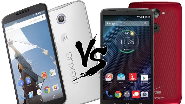 Nexus 6 vs. Droid Turbo - Comparativa Smartphone Motorola