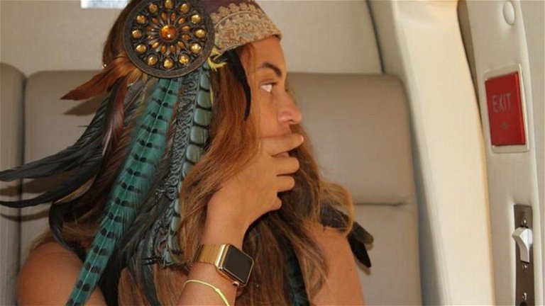 Beyonce ya Luce el Apple Watch Edition en su Muñeca