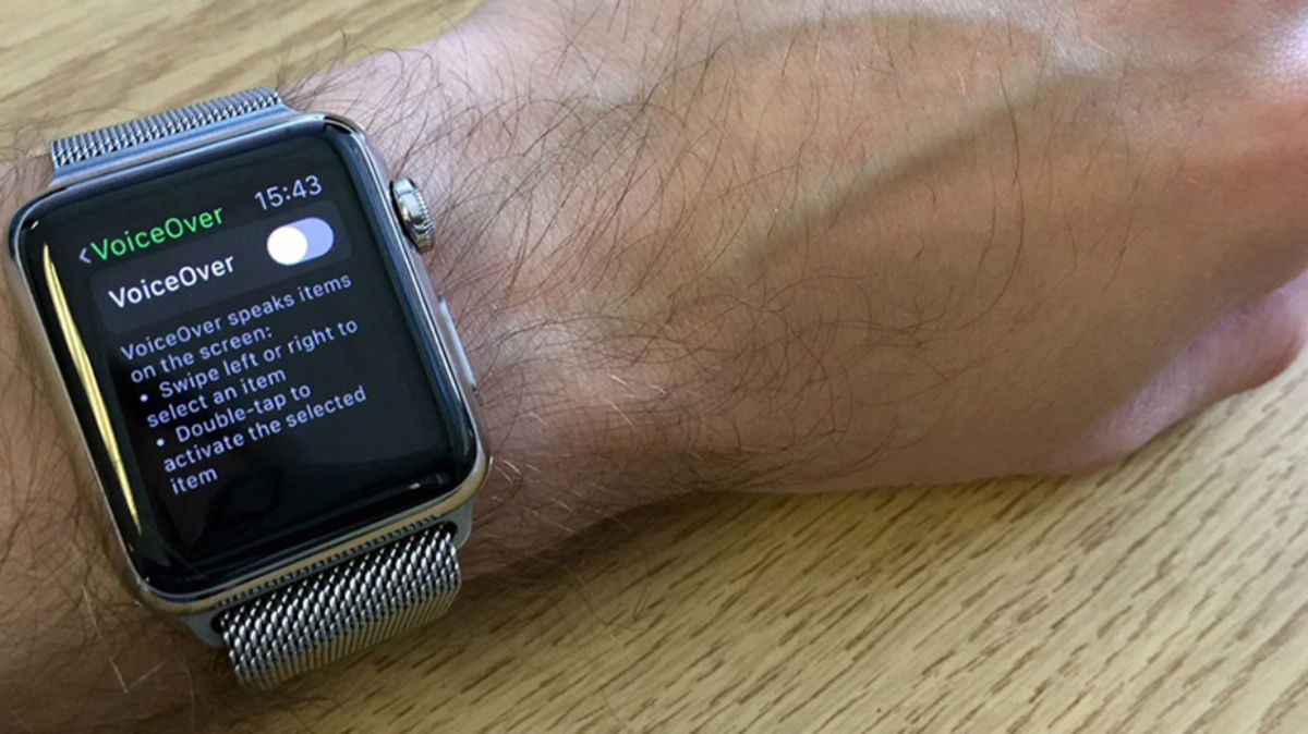 Cómo Configurar y Usar VoiceOver en Apple Watch