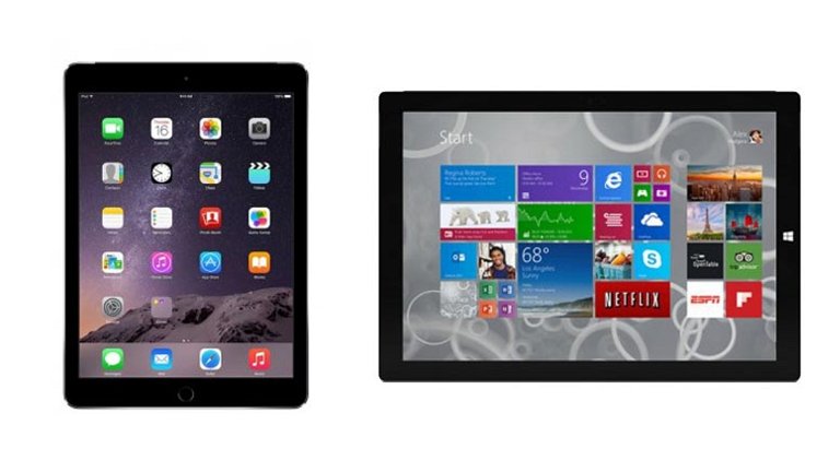 iPad Air 3 de vs. Microsoft Surface Pro 3 - Comparativa Tablets
