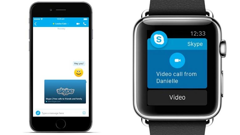 Skype se Actualiza para iPhone y Apple Watch con Mejoras