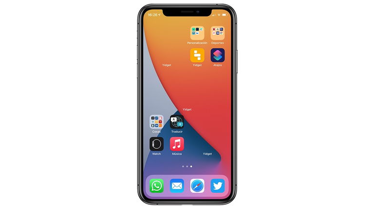 Como crear espacios en blanco en la pantalla del iPhone