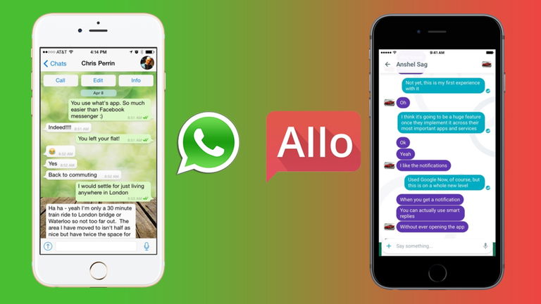 WhatsApp Está en Peligro, Google Allo ha Llegado