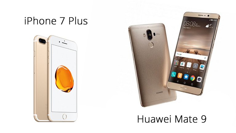 Comparativa del iPhone 7 Plus y el nuevo Huawei Mate 9