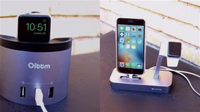 iVAPO y OITTM, los dock de carga para Apple Watch y iPhone más elegantes del mercado