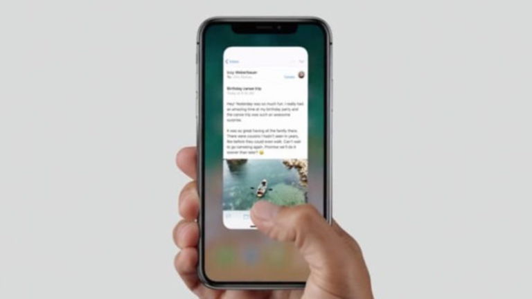 Aprende los nuevos gestos táctiles del iPhone X