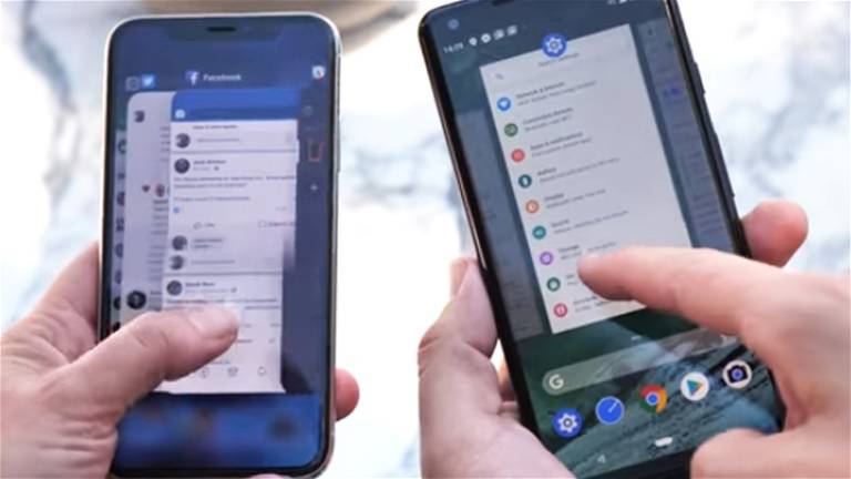 Android P vs. iPhone X: ¿Qué navegación con gestos es mejor?