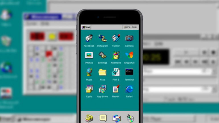 iOS95 permite tener la interfaz de Windows 95 en tu iPhone