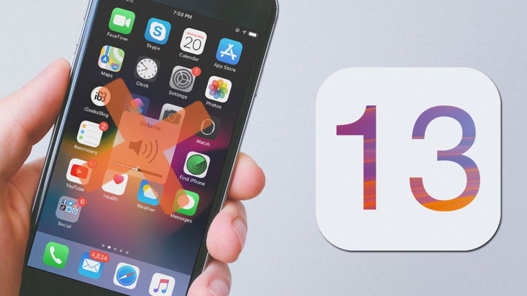 Así es el nuevo indicador de volumen de iOS 13