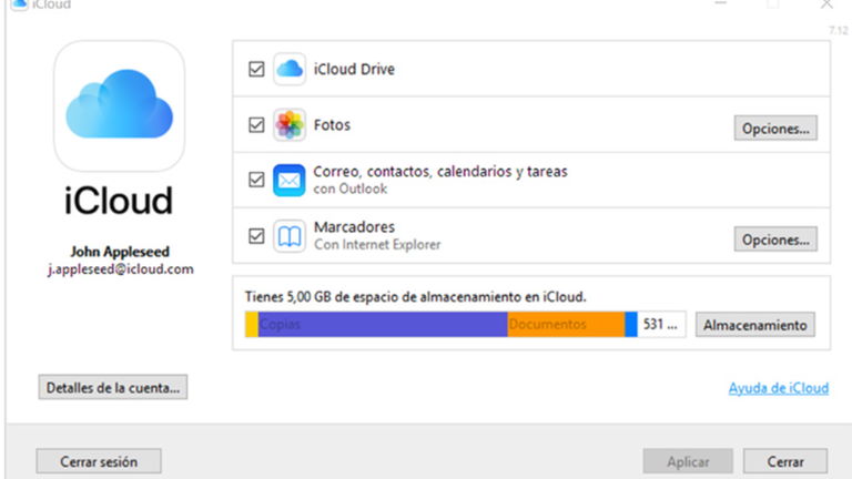 Cómo descargar y configurar correctamente iCloud para Windows