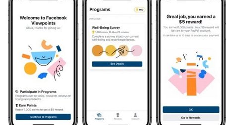 Facebook lanza una nueva app y te pagará por usarla