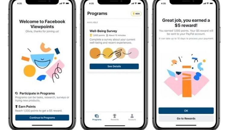 Facebook lanza una nueva app y te pagará por usarla