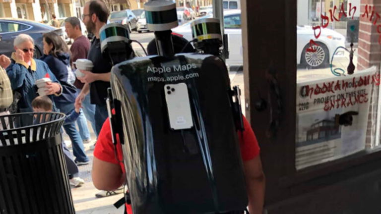 Apple utiliza mochilas con hasta tres iPhone 11 Pro para mejorar Apple Maps y capturar imágenes