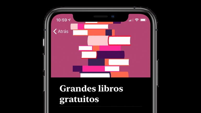 Apple ofrece una colección gratuita de libros desde su app para iPhone y iPad