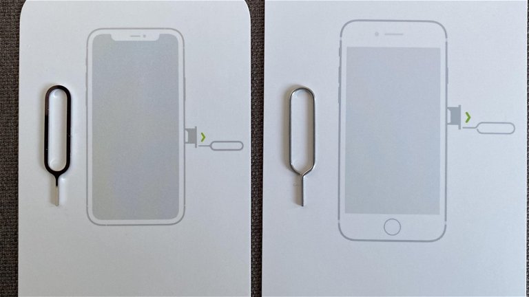 La herramienta para cambiar de SIM ha cambiado en el iPhone SE, probablemente para abaratar costes
