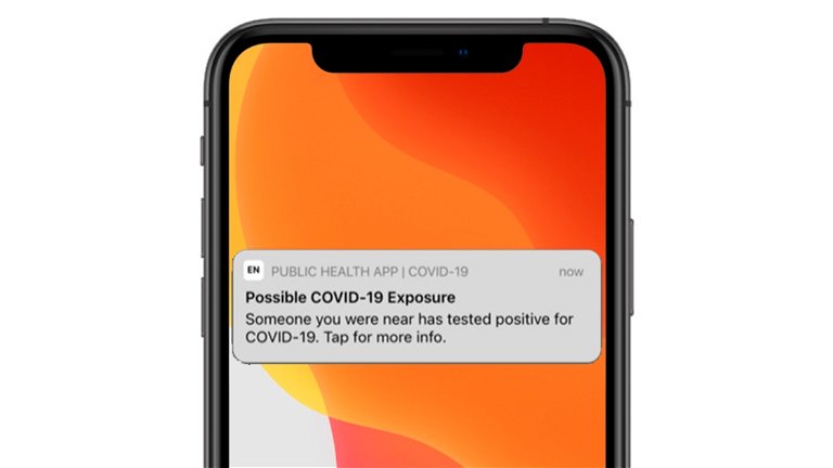 Esta es la notificación que aparecerá en tu iPhone si has estado cerca de alguien con COVID-19