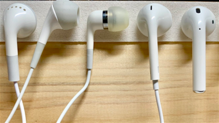 La historia de los auriculares de Apple en una imagen