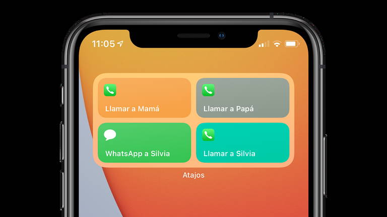 Cómo tener un widget de contactos favoritos en iOS 14