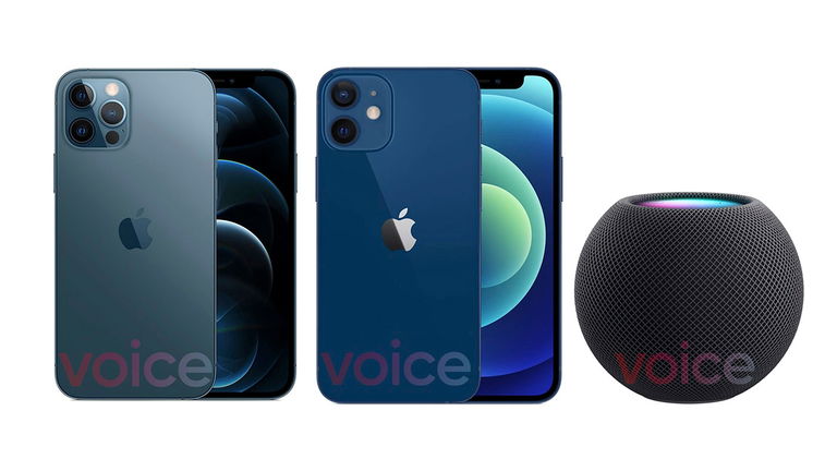 Filtración de los nuevos colores del iPhone 12 y el HomePod mini a horas de su presentación