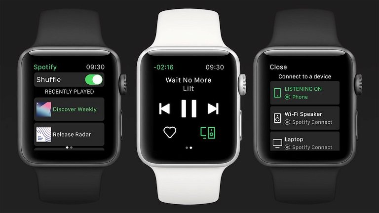Spotify en el Apple Watch ya funciona sin el iPhone