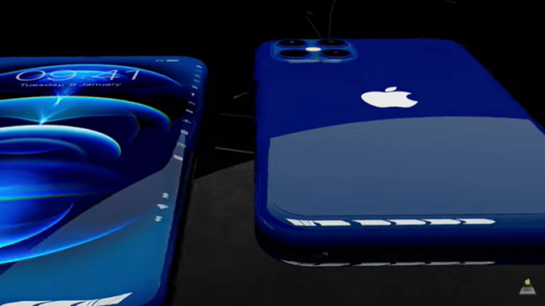 Este concepto muestra cómo podría ser la pantalla always-on del iPhone 13