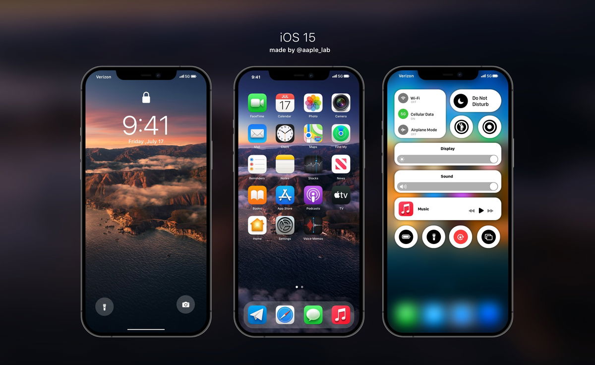 Aparece un nuevo concepto de ios 15 con novedades muy interesantes