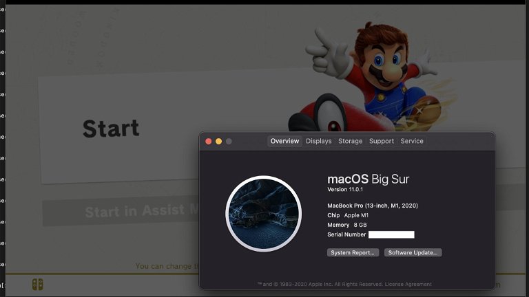 Los juegos de Nintendo Switch ya pueden emularse en los Mac con M1