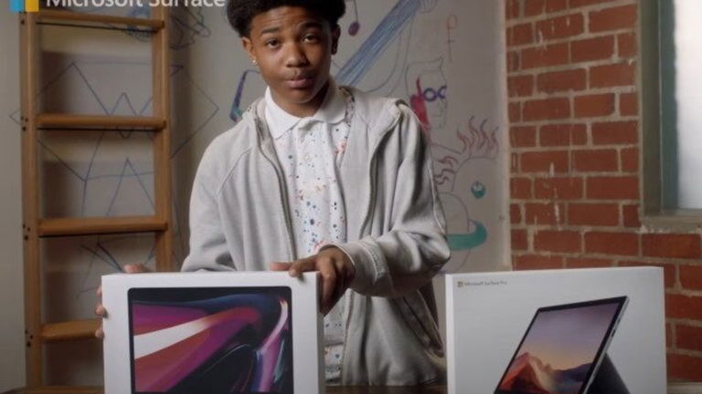 Microsoft ataca al MacBook Pro de Apple en el nuevo anuncio de Surface