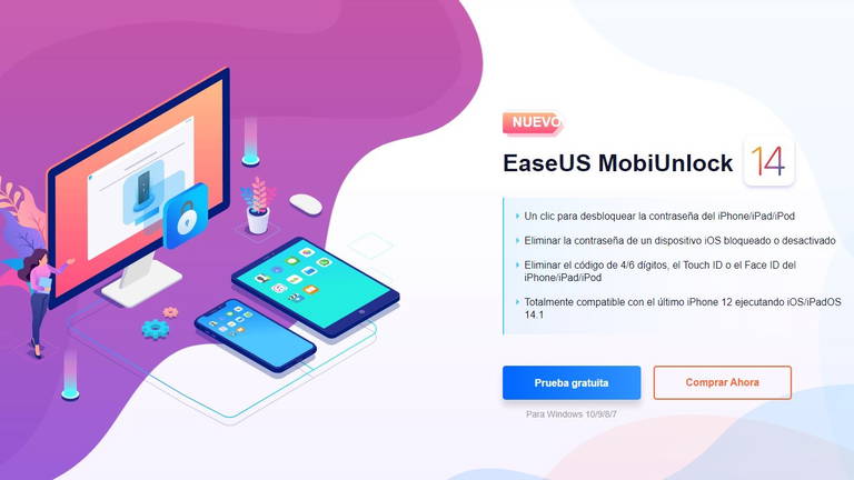 EaseUS MobiUnlock: desbloquea y resetea tu iPhone o iPad sin usar la contraseña