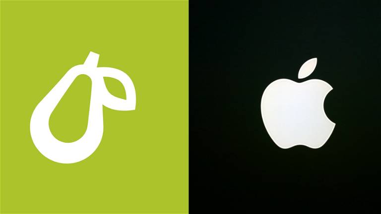 El ligero cambio de la marca con el logo de la pera para que Apple acepte el trato