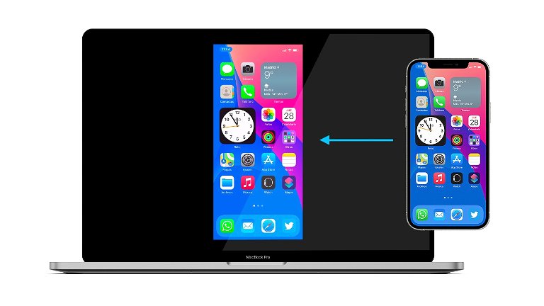Cómo ver la pantalla del iPhone o iPad en el Mac