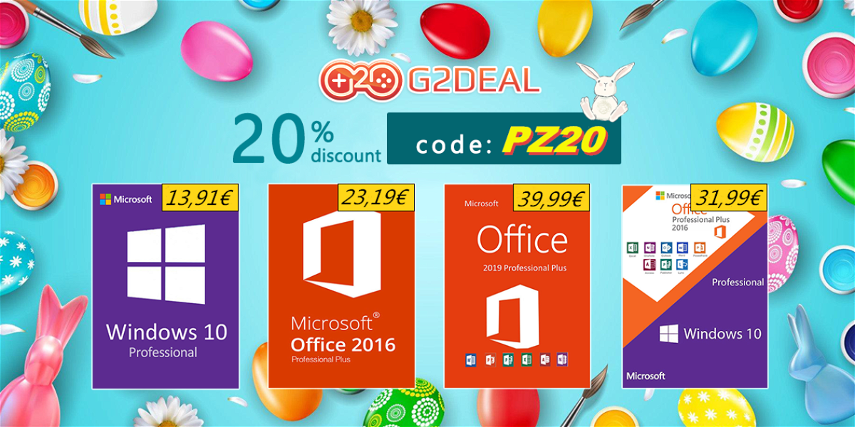 Windows 10 y Office nos regalan grandes descuentos y paquetes por pascua:  desde 12,06€