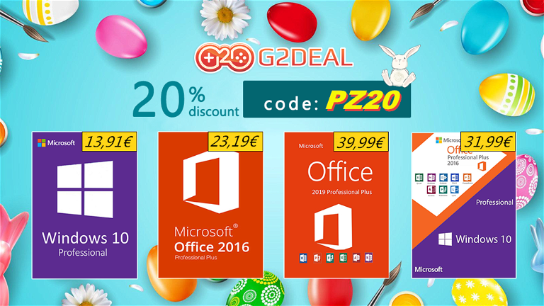 Windows 10 y Office nos regalan grandes descuentos y paquetes por pascua: desde 12,06€