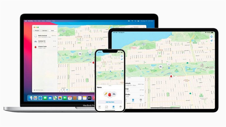 Apple anuncia la red Buscar, localiza tus cosas desde la app del iPhone