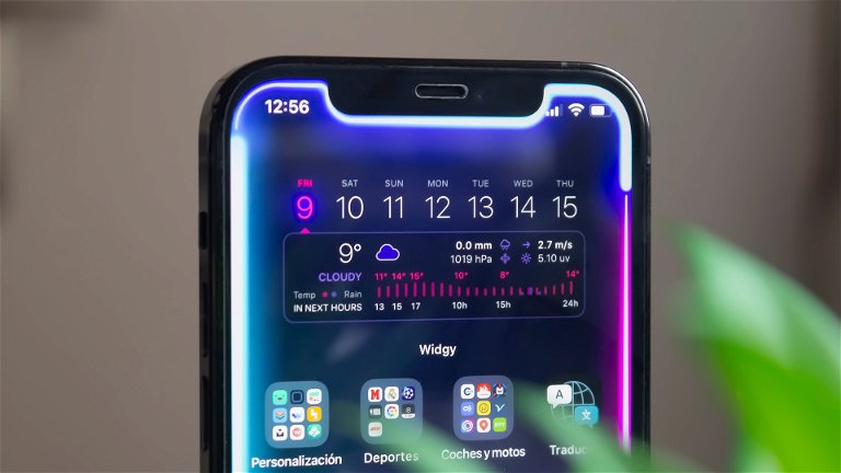 El widget neon del tiempo que tienes que usar en tu iPhone