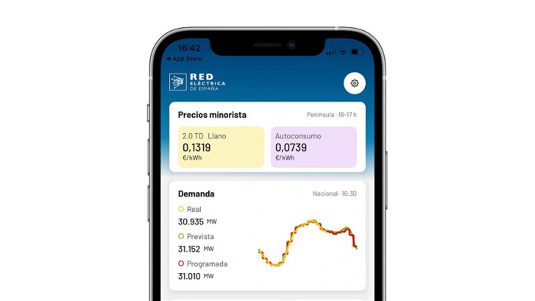 redOS, la app para conocer el precio de la luz en tiempo real