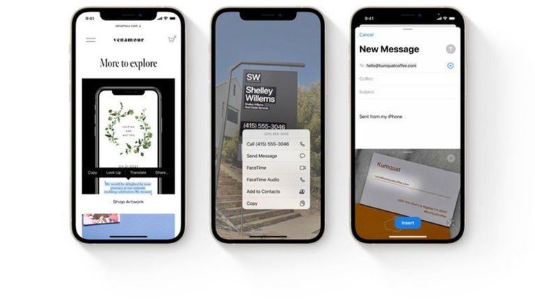 Cómo copiar y pegar texto de fotos en iOS 15