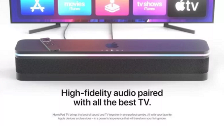Esta es la pinta que tendría la fusión entre el Apple TV y el HomePod