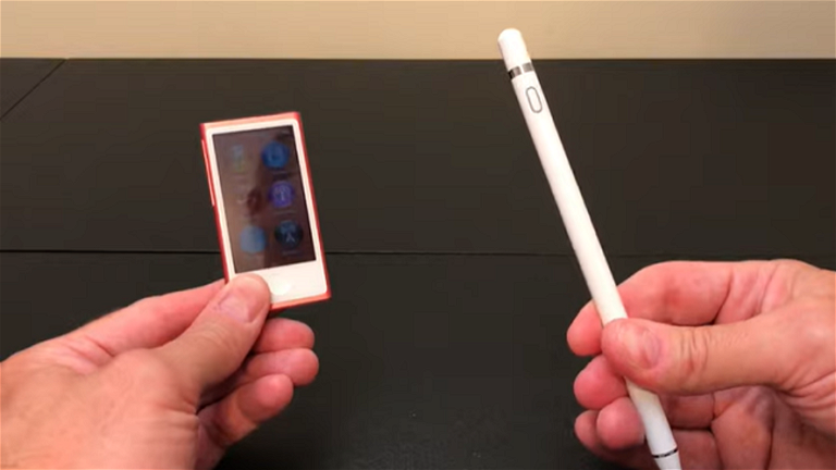 Un youtuber ha conseguido usar un viejo iPod nano para cargar el Apple Pencil