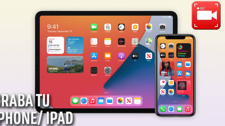 Cómo grabar la pantalla del iPhone o del iPad con estas apps