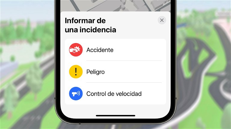 Ya puedes informar de accidentes e incidencias en Apple Maps