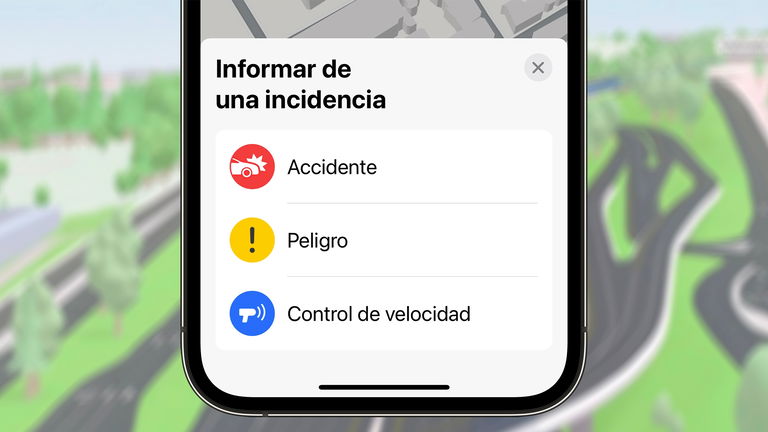 Ya puedes informar de accidentes e incidencias en Apple Maps