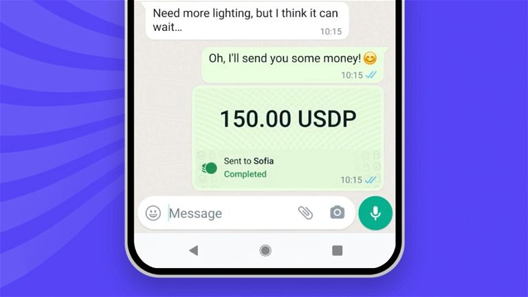WhatsApp añade soporte para Novi, permitiendo enviar dinero por la app