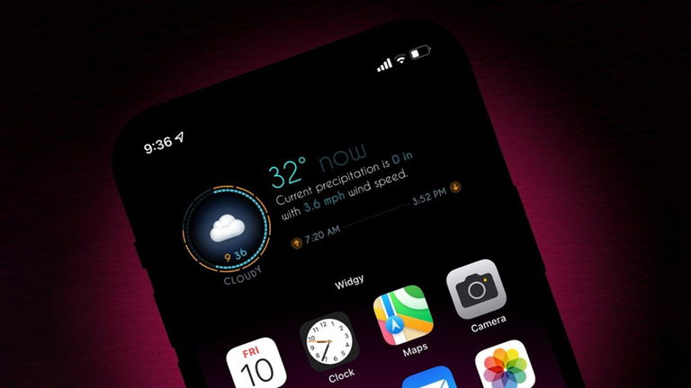 Este es el mejor widget del tiempo para iPhone que hemos visto recientemente