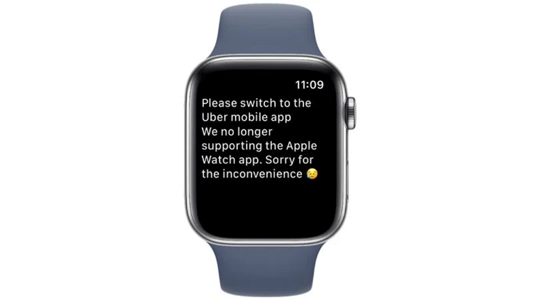 La app de Uber deja de funcionar en el Apple Watch