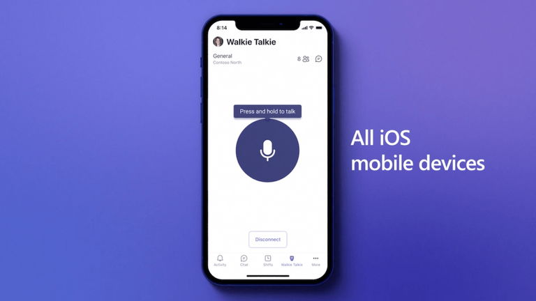 La app de Microsoft Teams estrena una función walkie-talkie