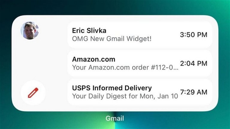 Gmail para iPhone y iPad se actualiza con un bonito widget