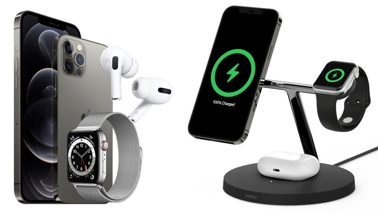 Caída épica: el cargador más completo y premium para iPhone, Watch y AirPods baja más de 60 euros